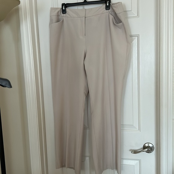 Alfani Tan Dress Pants Sz 16 - Picture 9 of 12